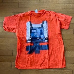 X-wing Rebel Fighter Pilot Orange Tshirt easy costume. Star Wars